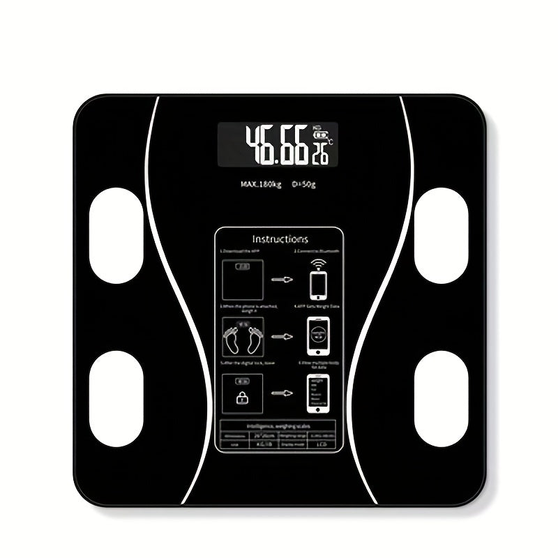 Wireless Smart Body Fat Scale - Accurately Measure Weight, Body Fat, and Health Metrics at Home with Long-Lasting Battery Power and Easy Wireless Connectivity!