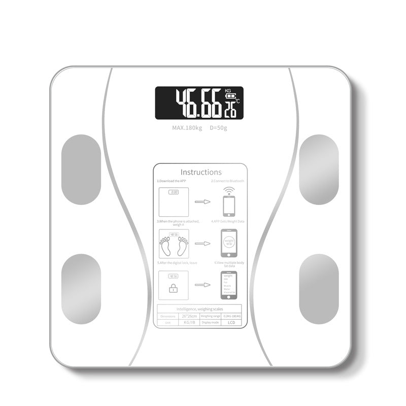 Wireless Smart Body Fat Scale - Accurately Measure Weight, Body Fat, and Health Metrics at Home with Long-Lasting Battery Power and Easy Wireless Connectivity!