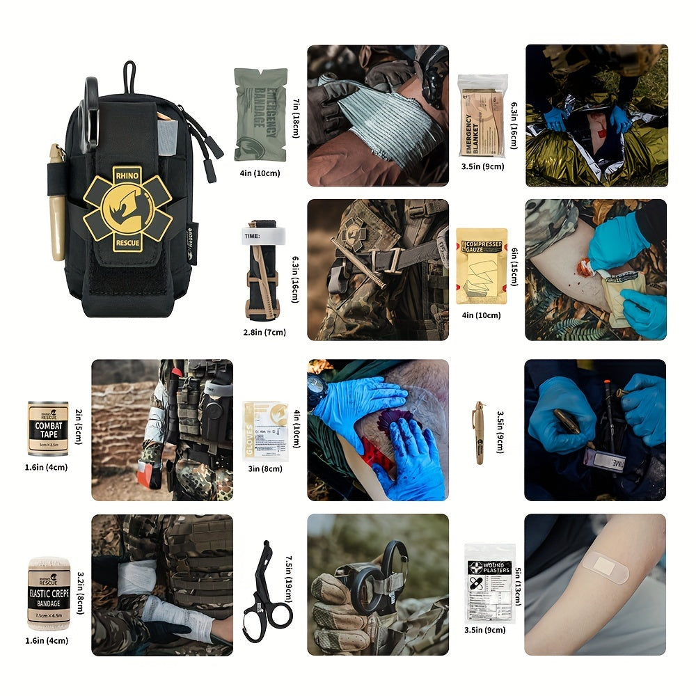 Comprehensive EDC Trauma Kit: Essential First Aid for Travel and Hiking