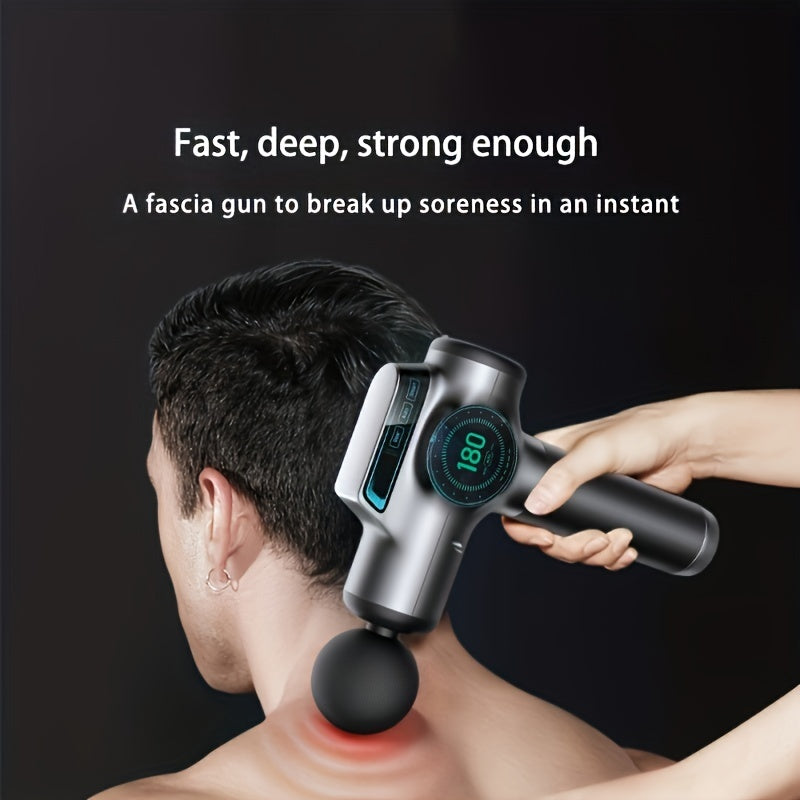 99 Speed LCD Screen Percussion Massage Gun