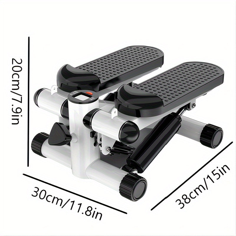 Portable Mini Stair Stepper Machine for Workout, With Resistance Bands