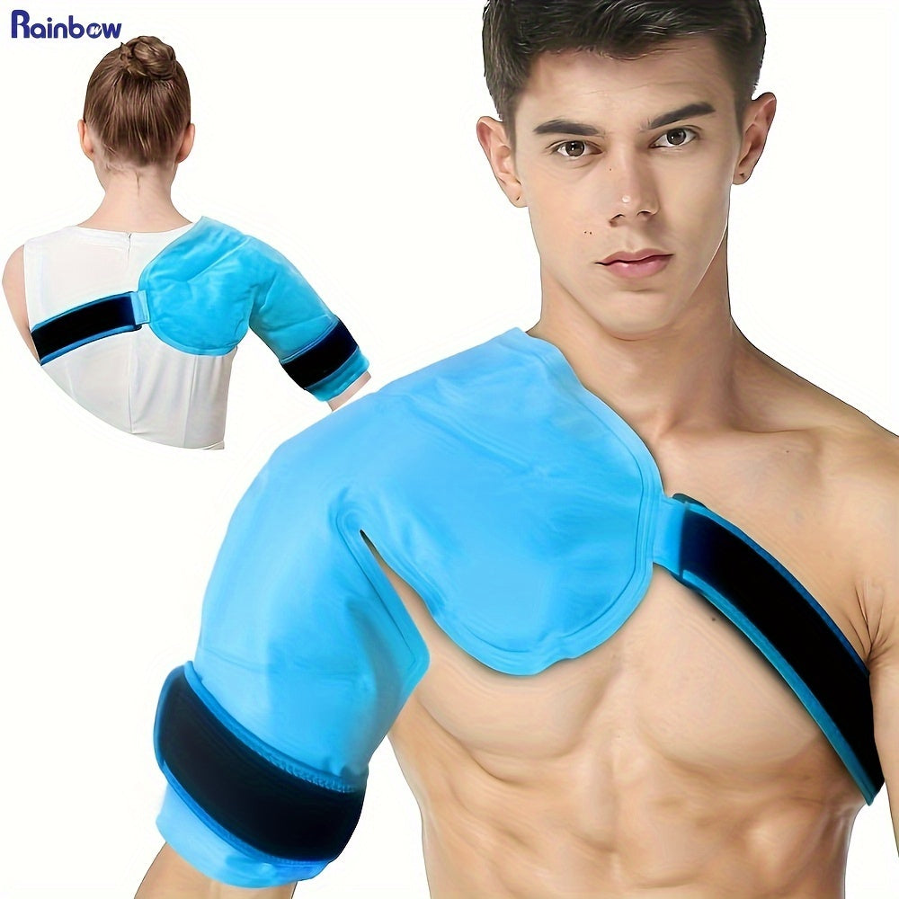 Adjustable Shoulder Ice Pack Wrap, Hot Cold Therapy Gel Pack