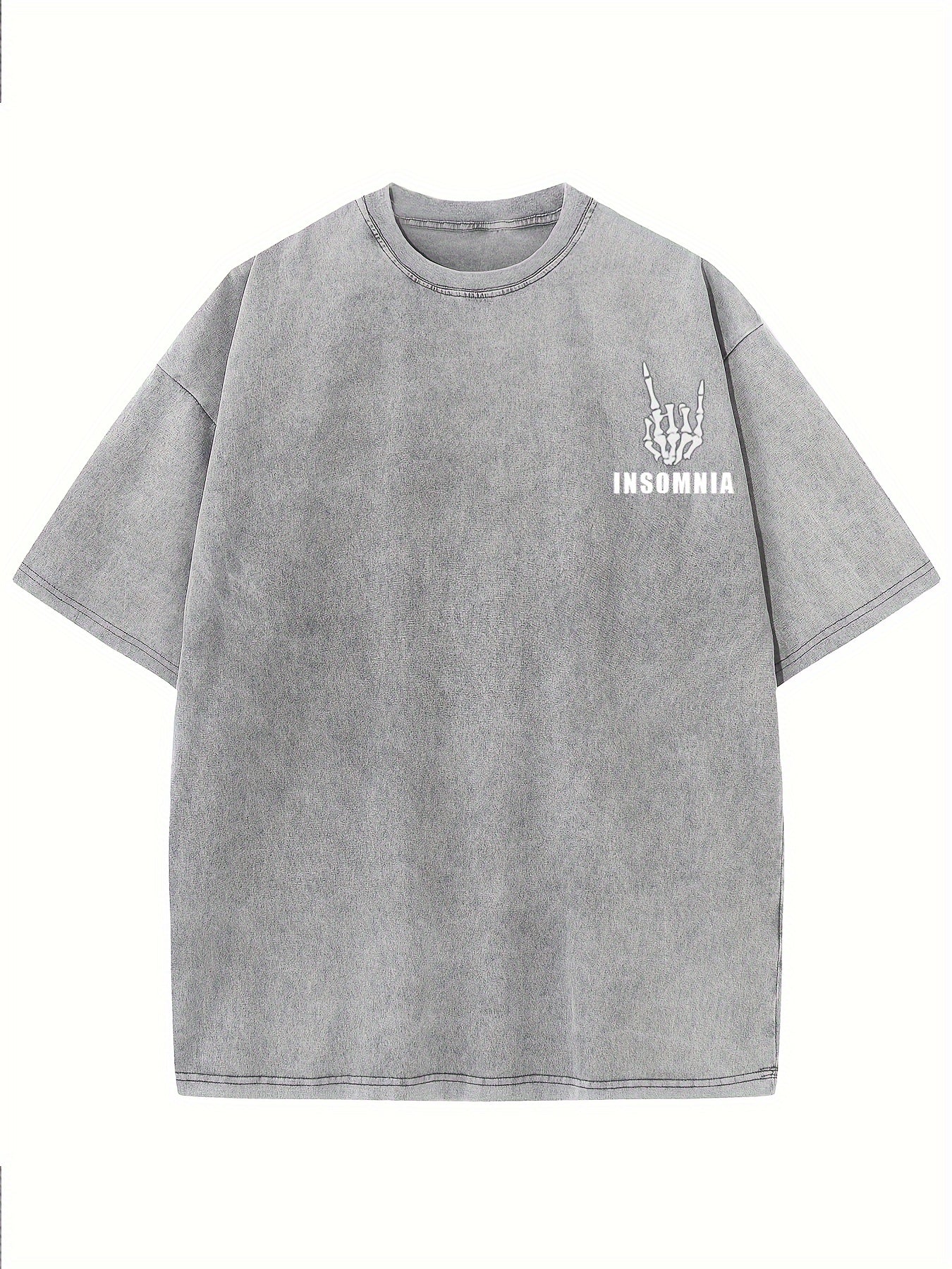 lack of Sleep Oversized Cotton Drop Shoulder T-Shirt