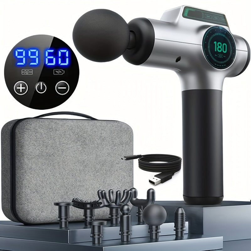 99 Speed LCD Screen Percussion Massage Gun