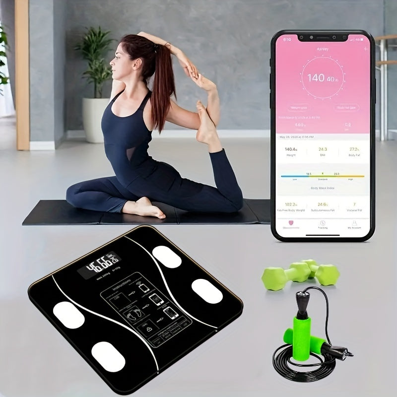 Wireless Smart Body Fat Scale - Accurately Measure Weight, Body Fat, and Health Metrics at Home with Long-Lasting Battery Power and Easy Wireless Connectivity!