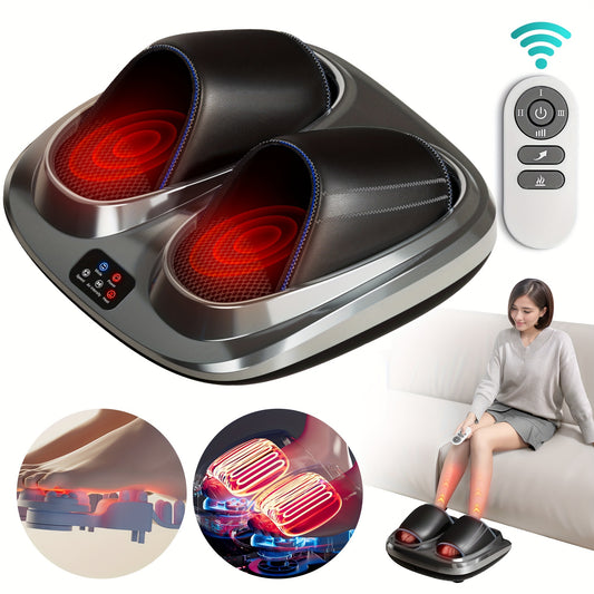 1pc 3D Foot Massager For Circulation With Deep-Kneading And Heat