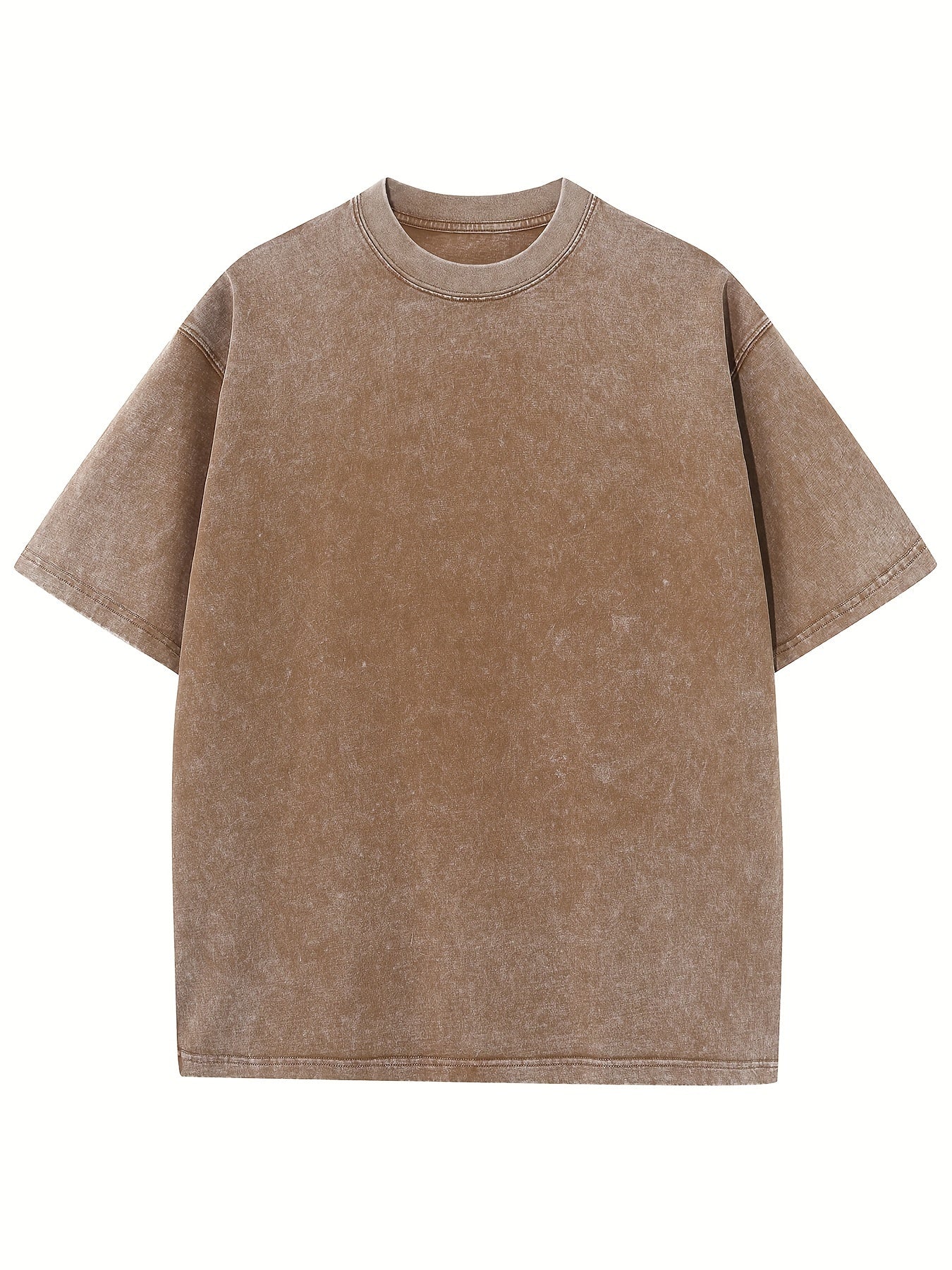 Teddy Bear Oversized Cotton Solid Drop Shoulder T-Shirts