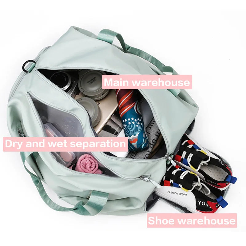 Women Sports Gym Travel Bag