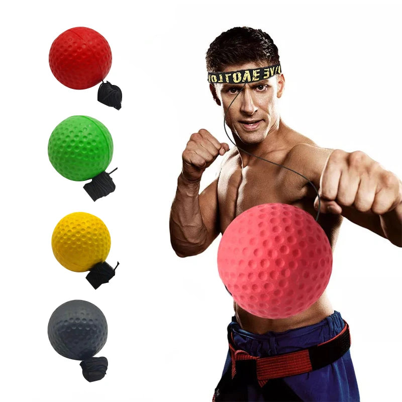 Boxing Speed Ball Head-Mounted PU Punch Ball Hand Eye Reaction