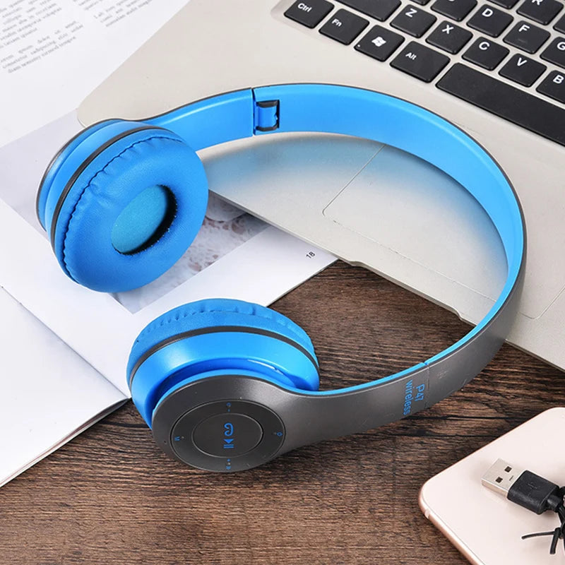 Wireless Bluetooth Earphone Headset Game Music Stereo Phone Compatible