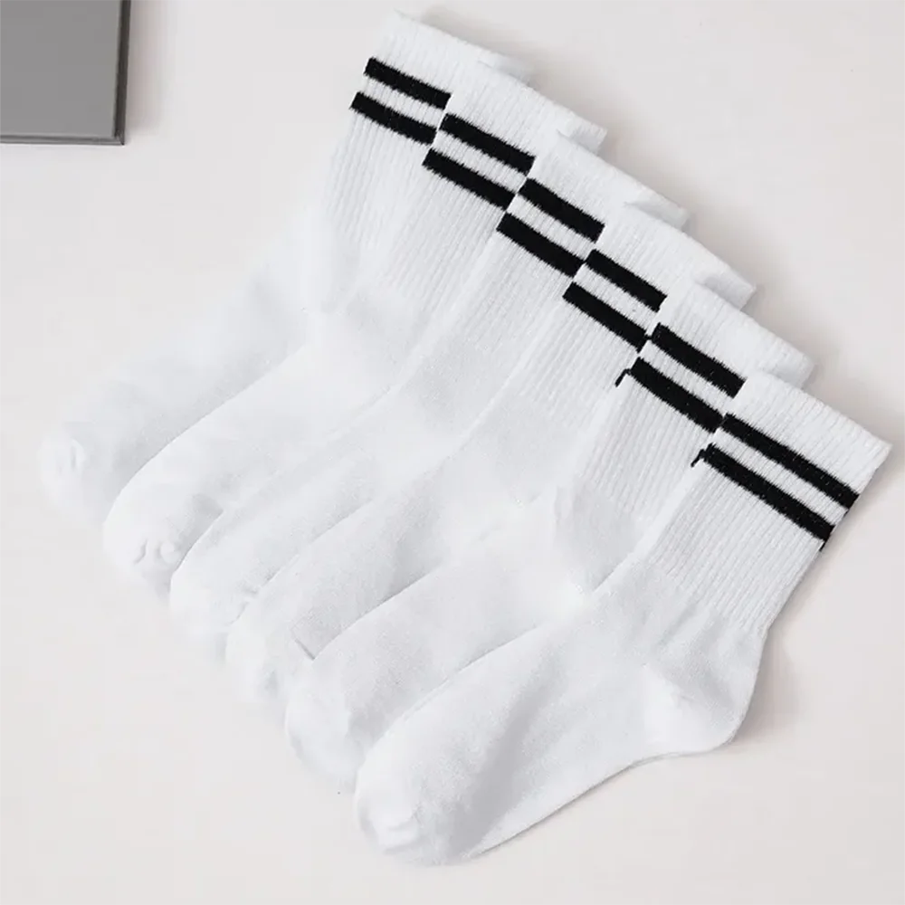 6 Pairs Women's Mid-Tube Socks