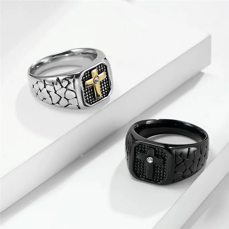 Trendy Stainless Steel Cross