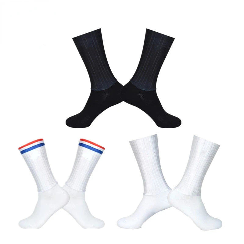 Anti-Slip Silicone Cycling Socks for Men