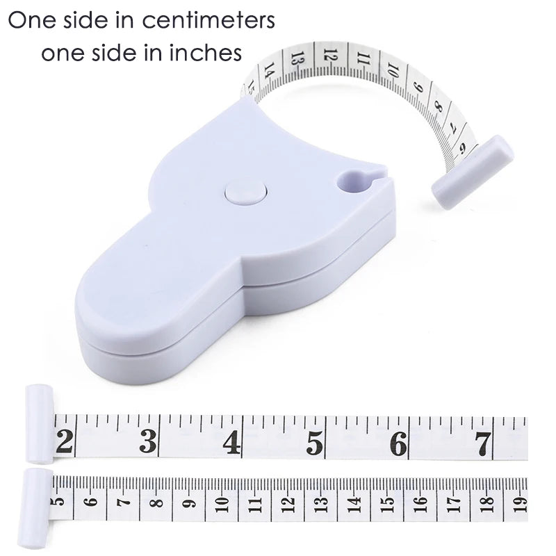 Self-tightening Body Measuring Tape Ruler (150cm/60 Inch)