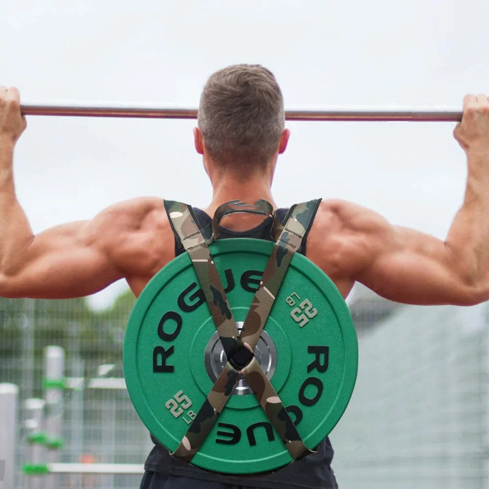 Weighted Vest Strap Barbell Plates for Home Pull-ups Plank Push-up