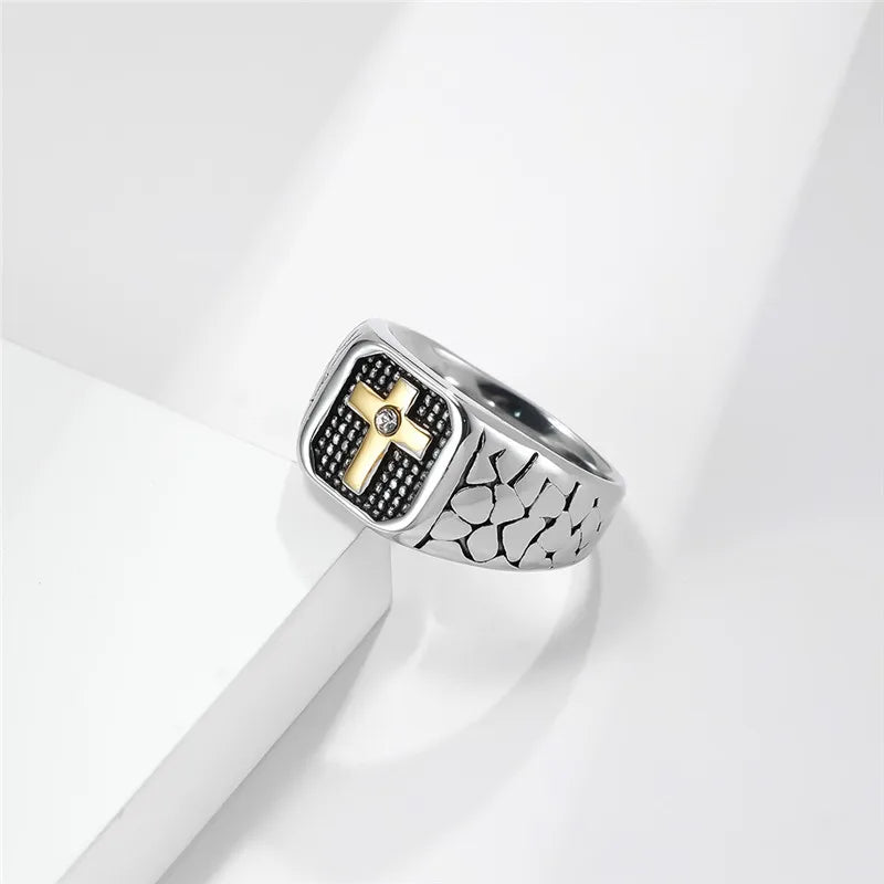 Trendy Stainless Steel Cross