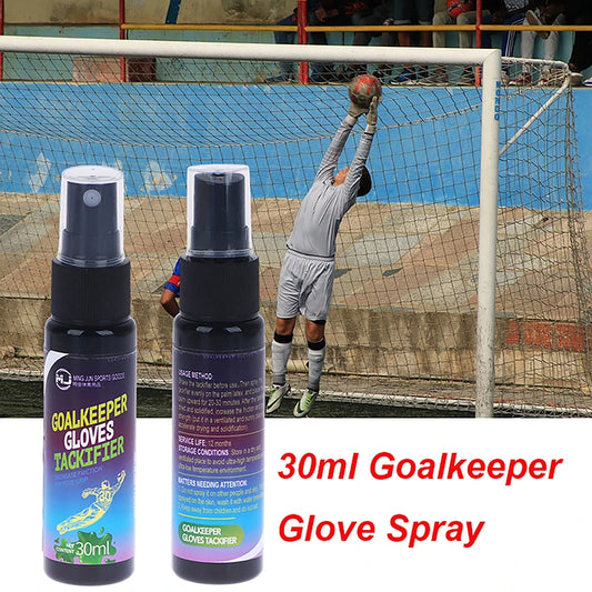 1Pc 30ml Goalkeeper Glove Grip Spray Non-slip Enhanced Sticky Glove Glue