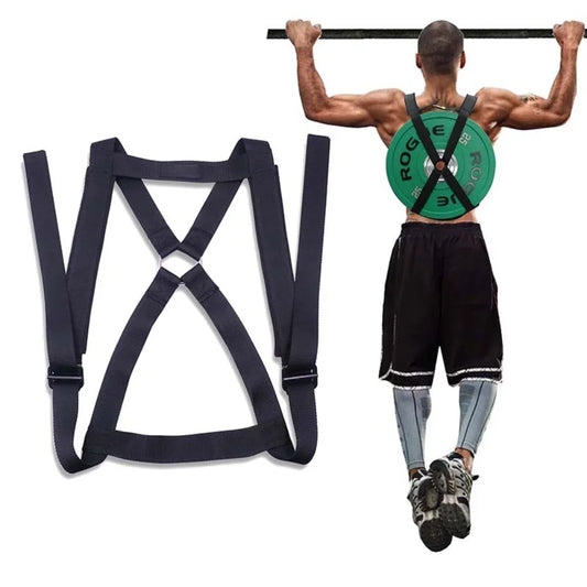 Weighted Vest Strap Barbell Plates for Home Pull-ups Plank Push-up