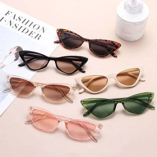 Cat Eye Women's Fashion Vintage Sun Glasses UV400