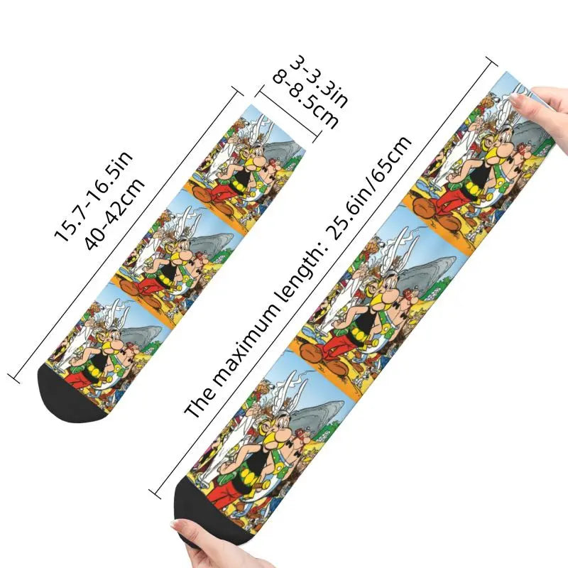 Anime Asterix And Obelix Men's Crew Socks