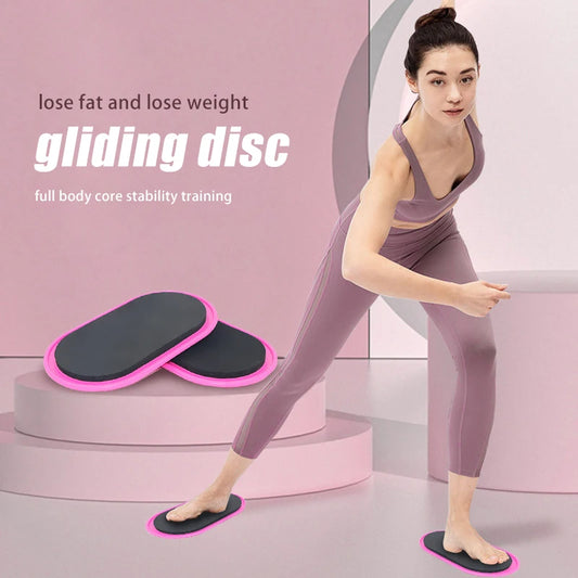 Dual Sided Gliding Discs Core Sliders Core Fitness Training Tool, Gym Home Abdominal & Total Body Workout Equipment