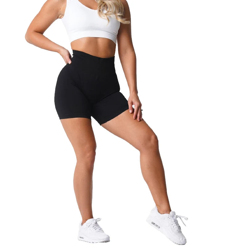 NVGTN Spandex Solid Seamless Shorts