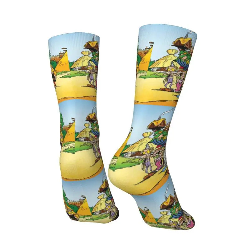 Anime Asterix And Obelix Men's Crew Socks