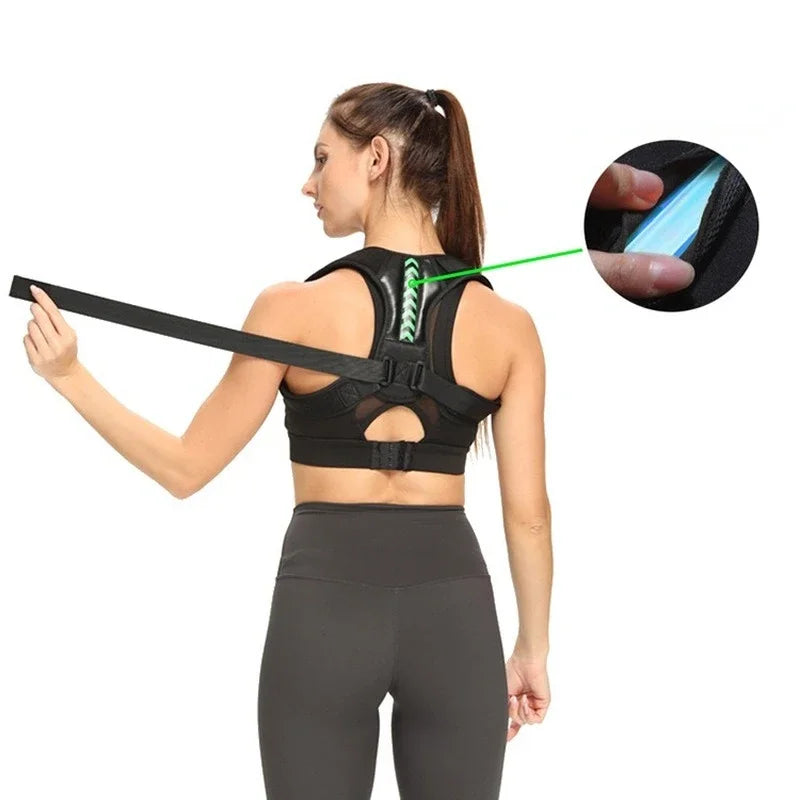 Adjustable Belt Back Shoulder Posture Corrector Clavicle Spine Support