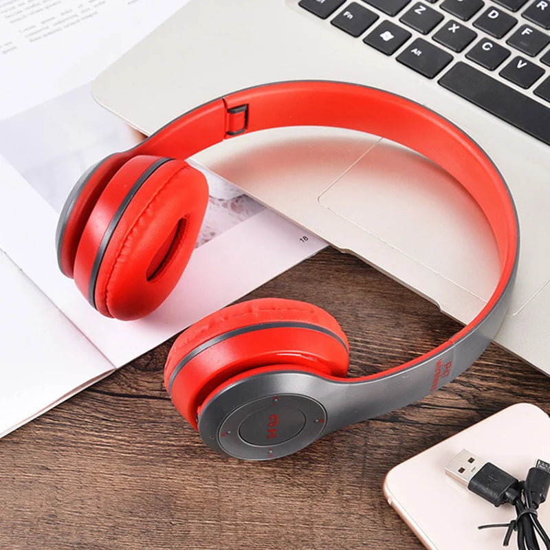 Wireless Bluetooth Earphone Headset Game Music Stereo Phone Compatible