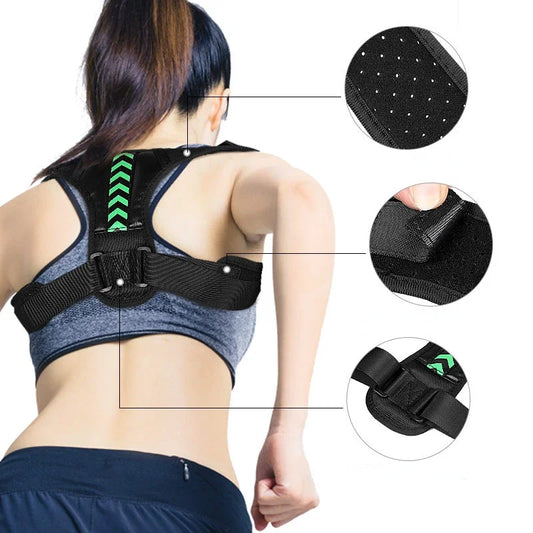 Adjustable Belt Back Shoulder Posture Corrector Clavicle Spine Support