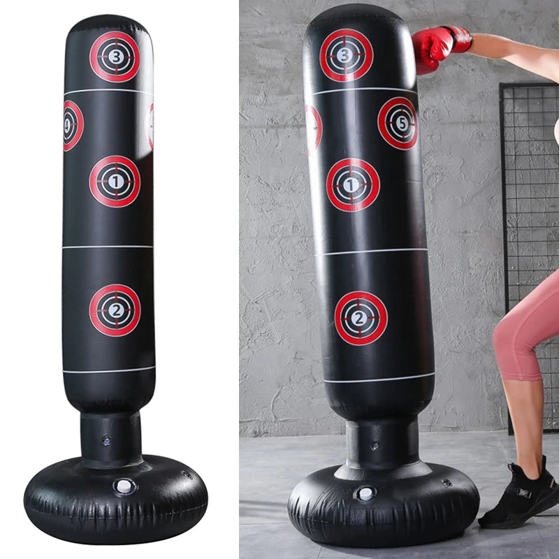 Inflatable Punching Bag Kids Training Sandbag