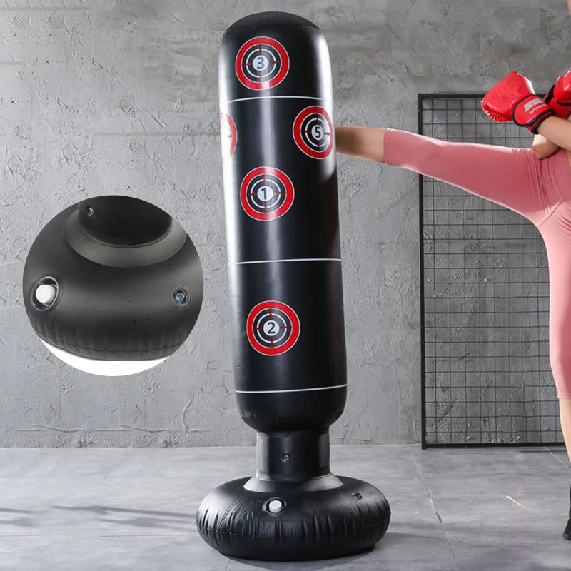 Inflatable Punching Bag Kids Training Sandbag