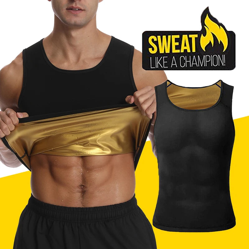 Men Sweat Sauna Vest Fat Burner