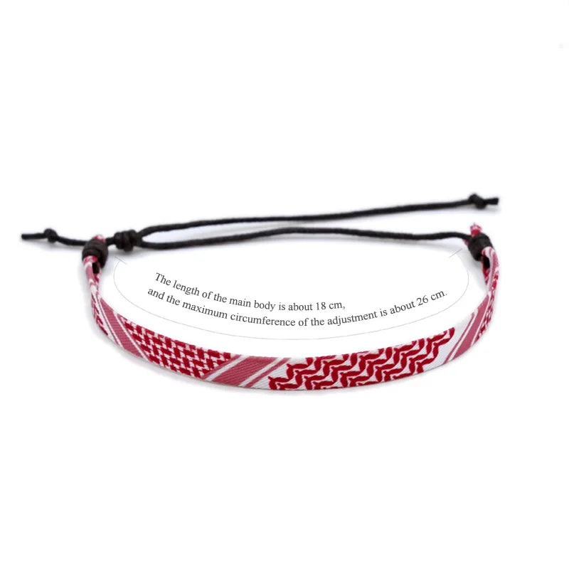 Meetvii Arabic Scarf Style Woven Bracelet