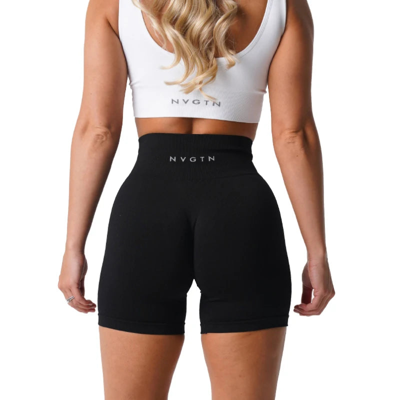 NVGTN Spandex Solid Seamless Shorts