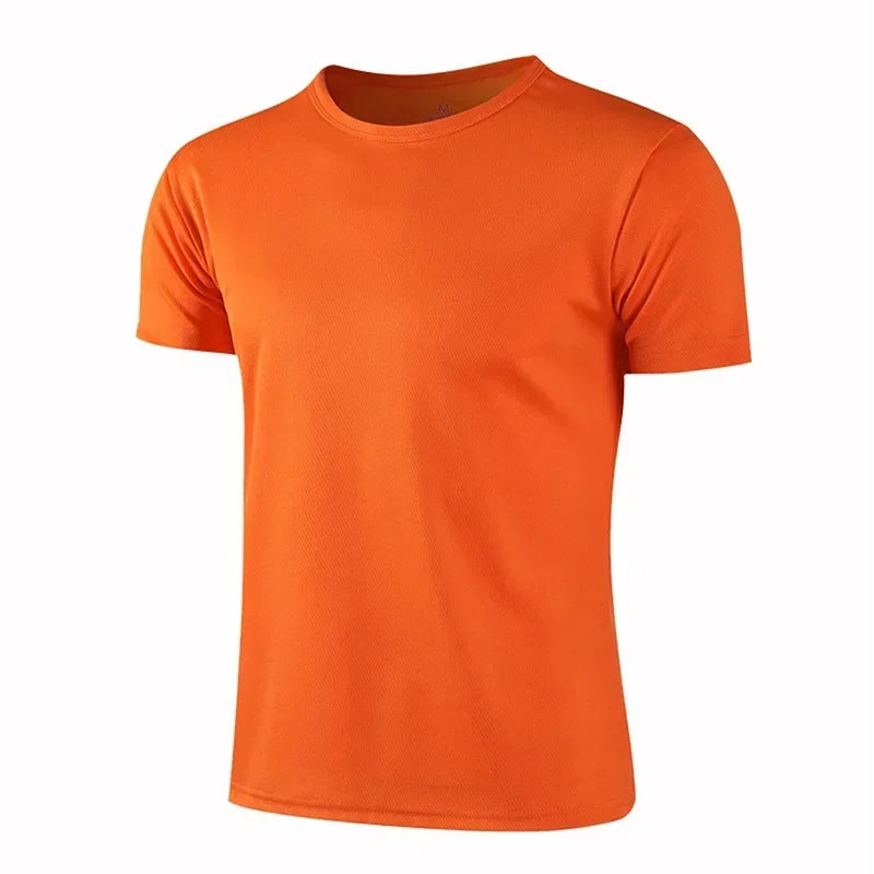 Quick-drying Round Neck Gym T-shirts