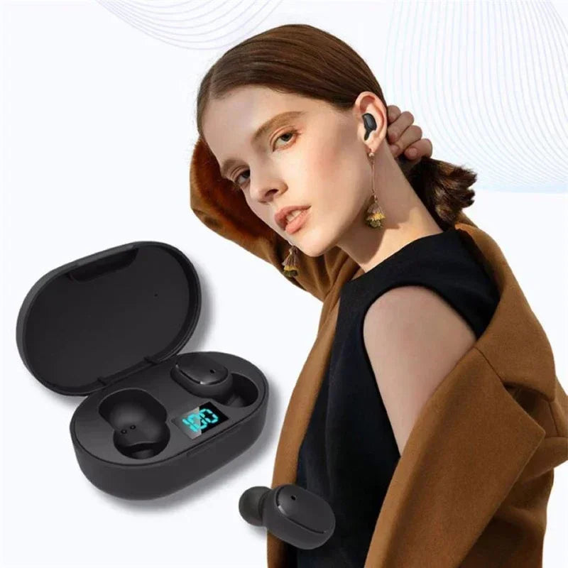 E6S Wireless Bluetooth Earphones With Microphone