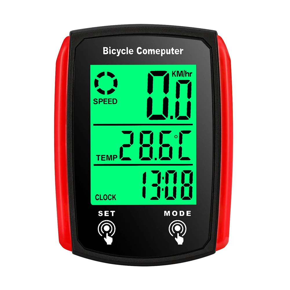 Bicycle Computer LCD Digital Wired Cycling Computer Speedometer