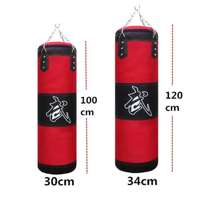 Heavy Punch Bag With Metal Chain Hook 100cm & 120cm