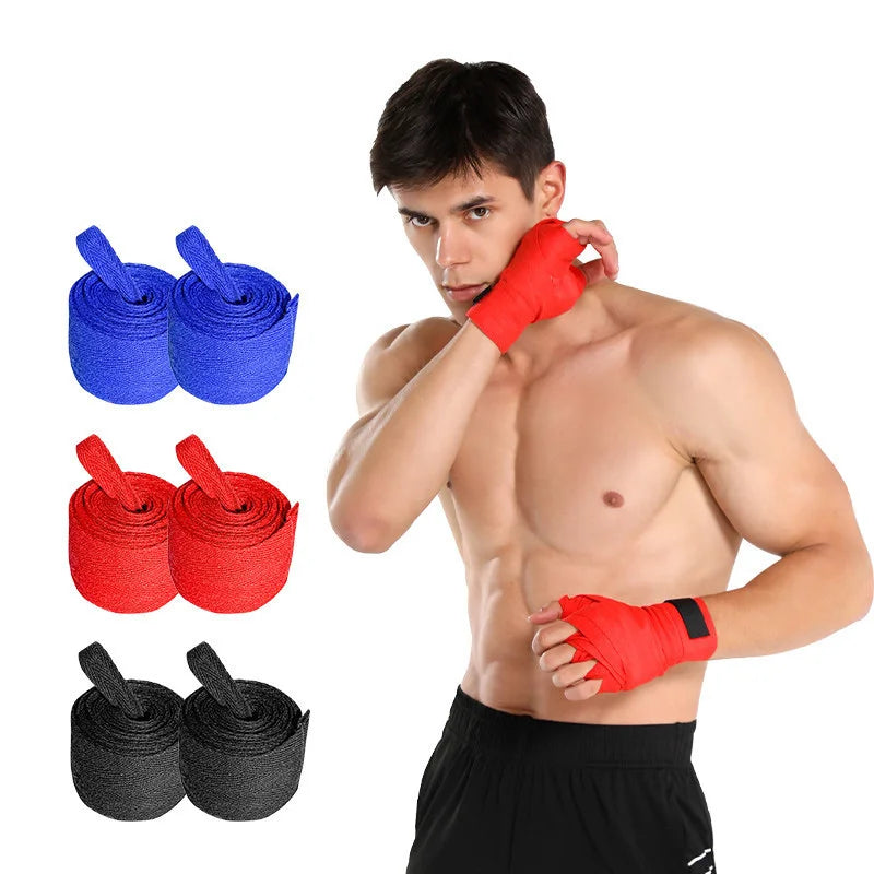 2PCS 1.5/2/3/5M Boxing Training Hand Wraps