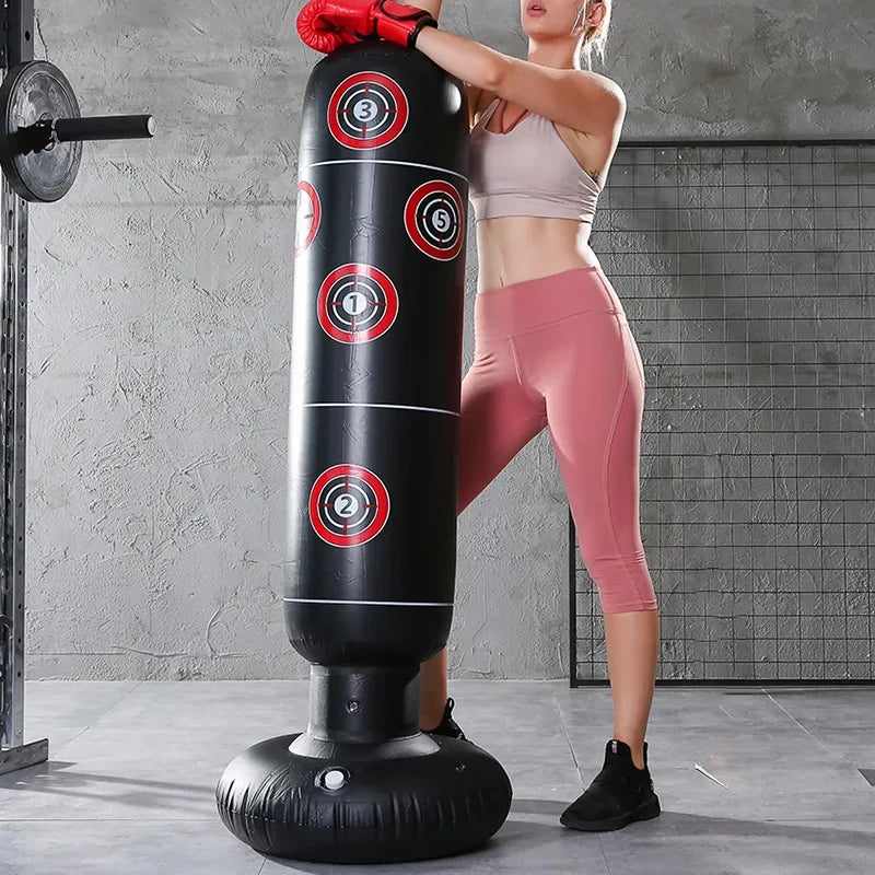 Inflatable Punching Bag Kids Training Sandbag