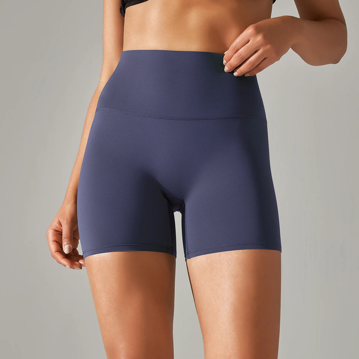 High Waist Seamless Workout Shorts