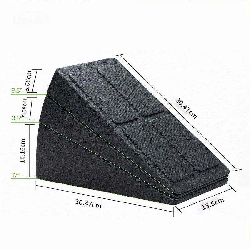 3pcs/Set Yoga Bricks Squat Wedge Blocks Slant Board Adjustable Non-Slip Foot Stretcher for Exercise Gym Fitness Yoga Accessories