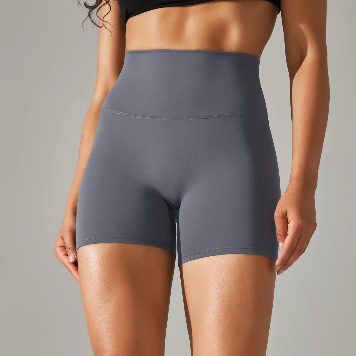 High Waist Seamless Workout Shorts