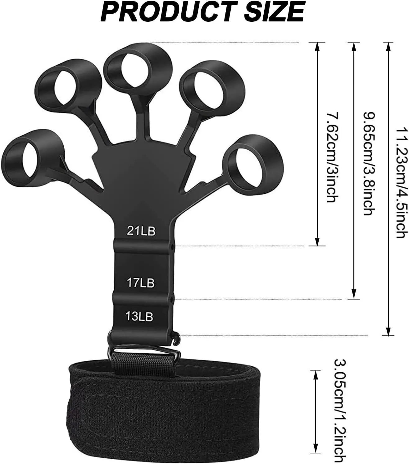 6 Resistance Levels Hand Grip Hand Strength Trainer