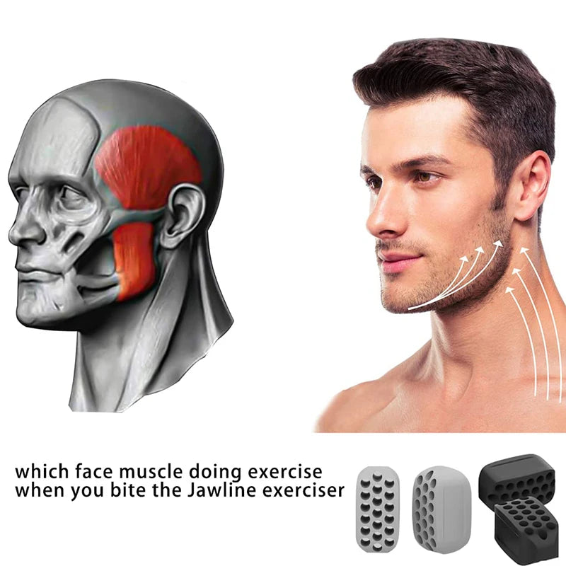 Silicone Jaw Exerciser Facial Toner & Jawline Fitness Ball