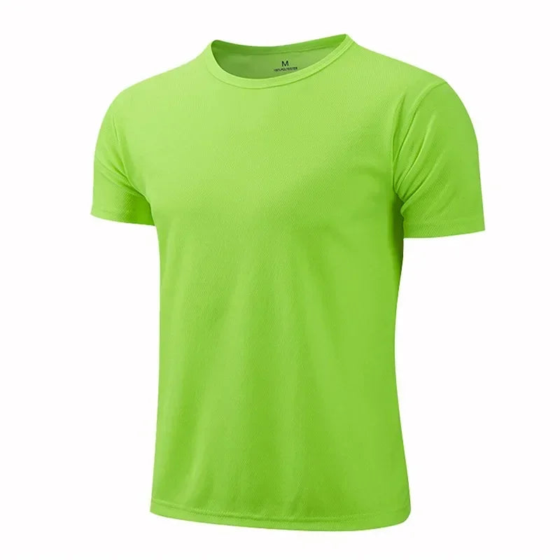 Quick-drying Round Neck Gym T-shirts