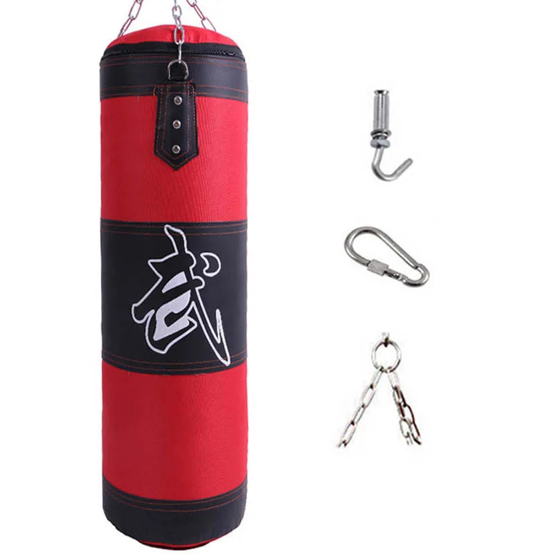 Heavy Punch Bag With Metal Chain Hook 100cm & 120cm