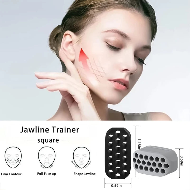 Silicone Jaw Exerciser Facial Toner & Jawline Fitness Ball