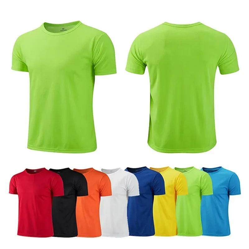 Quick-drying Round Neck Gym T-shirts